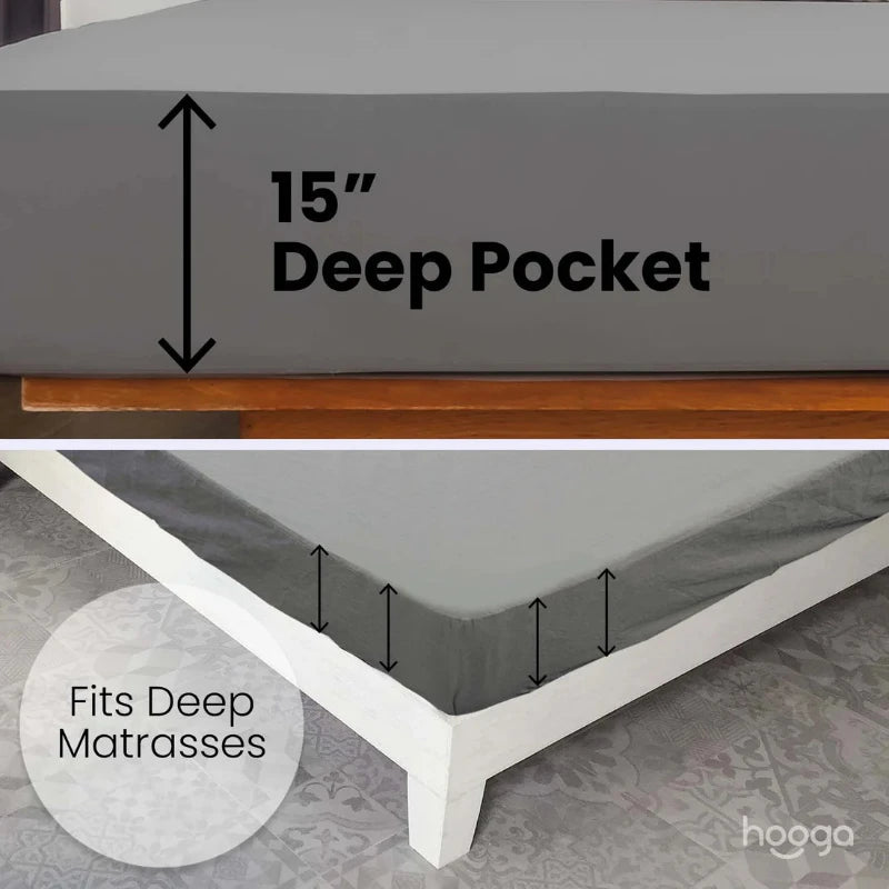 Hooga Grounding Sheet Gray with 15" deep pocket